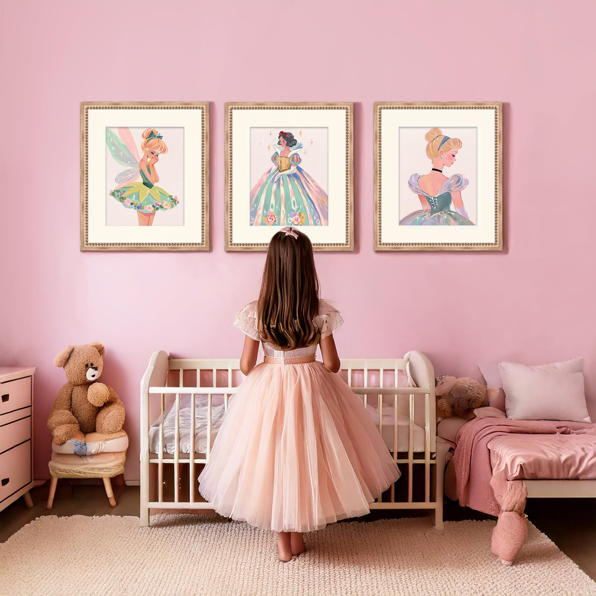 Amazon.com: Princess Wall Art - Set of 6 (8.5 x11) Unframed Prints